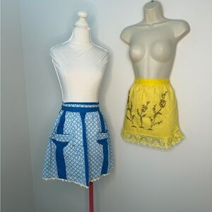 Vintage handmade aprons